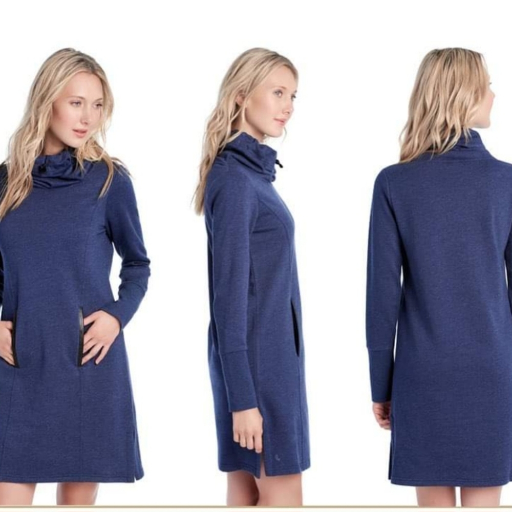 Lole funnel neck sweater dress